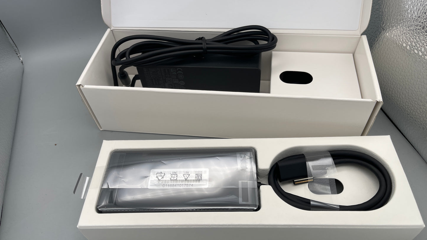 New Open box Microsoft Surface Dock PF3-00005 with 1749 90W AC adapter (Compatible with Surface Pro 3, 4, and Surface Book) in original box