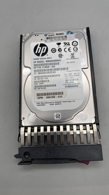 HP 614828-002 HP 500GB 3G SATA 7.2K RPM (2.5-INCH) MIDLINE HDD