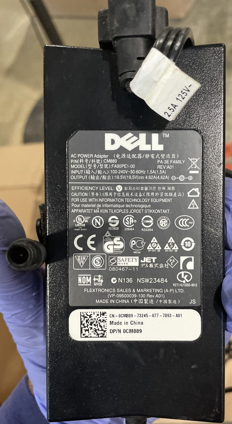 Dell 90W Power Adapter Charger FA90PE1-00 used