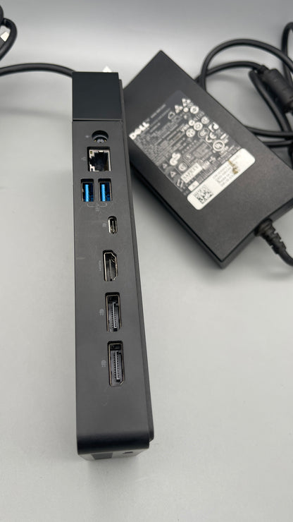 WD19S Dell Docking Station USB-C Dual Monitor with 130W Supply & HDMI Cable used
