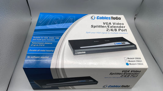 8-Port UXGA Monitor Splitter/Extender (Male Input)