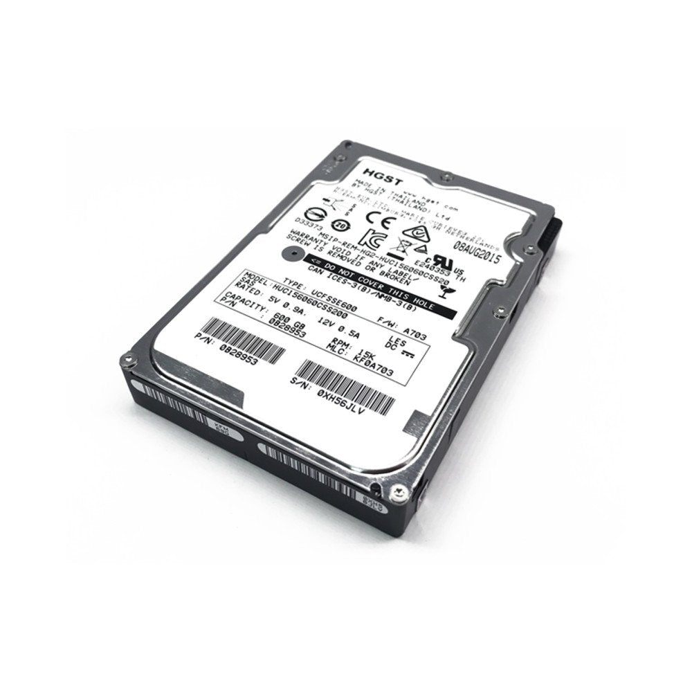 Hitachi HUC156060CSS200 2.5" 600GB SAS 12Gb/s 15K RPM 128M 512N 0B31568 used