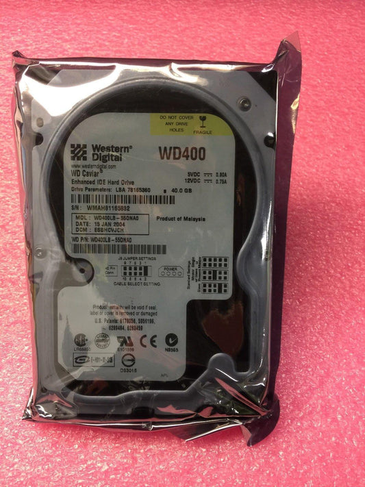 Western Digital 40GB, 7200RPM,IDE - WD400LB-55DNA0 used