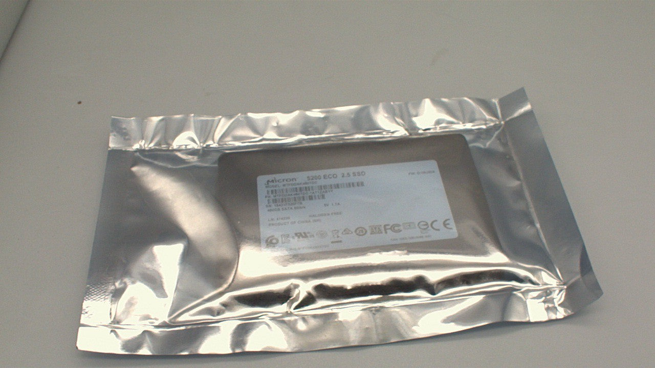 Micron 480GB 5200 ECO 2.5" SATA Enterprise SSD MTFDDAK480TDC-1AT1ZABYY USED