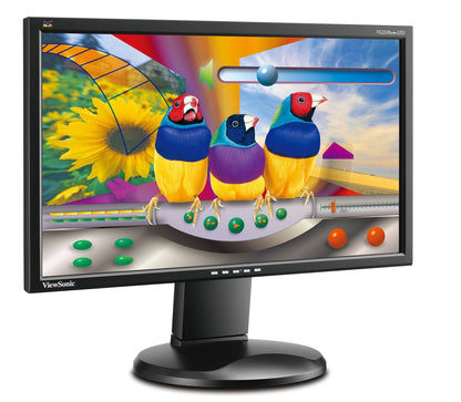 ViewSonic VG2228WM-LED 22" 1080p Ergonomic Monitor DVI, VGA used