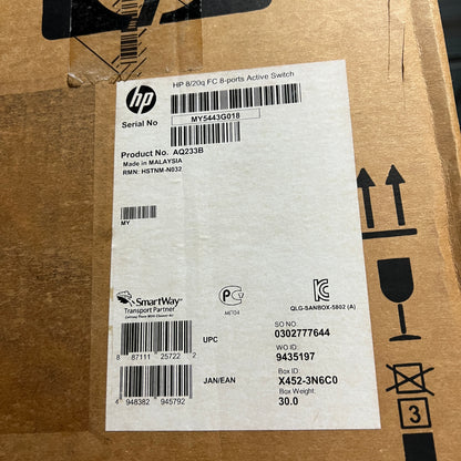HP 8/20Q FC 8-Ports Active Switch P/N: AQ233B