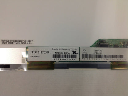 Lenovo ThinkPad 42T0479 X200S X201S Laptop LCD Screen LTD121EQ3B