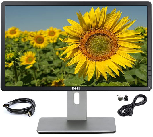 Dell P2014HT Widescreen 20 inch LED Monitor, VGA, Display Port, DVI, 16.7 Million Colors, 178 Degree Viewing Angle, Built-in USB Hub, used Grade A
