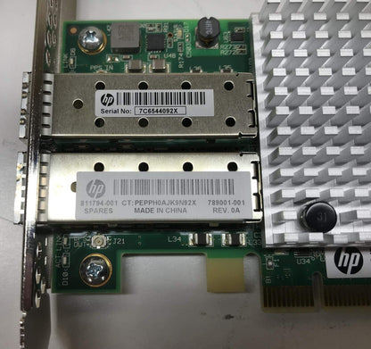 HP 811794-001 10GB 2-Port 572SFP+ Adapter
