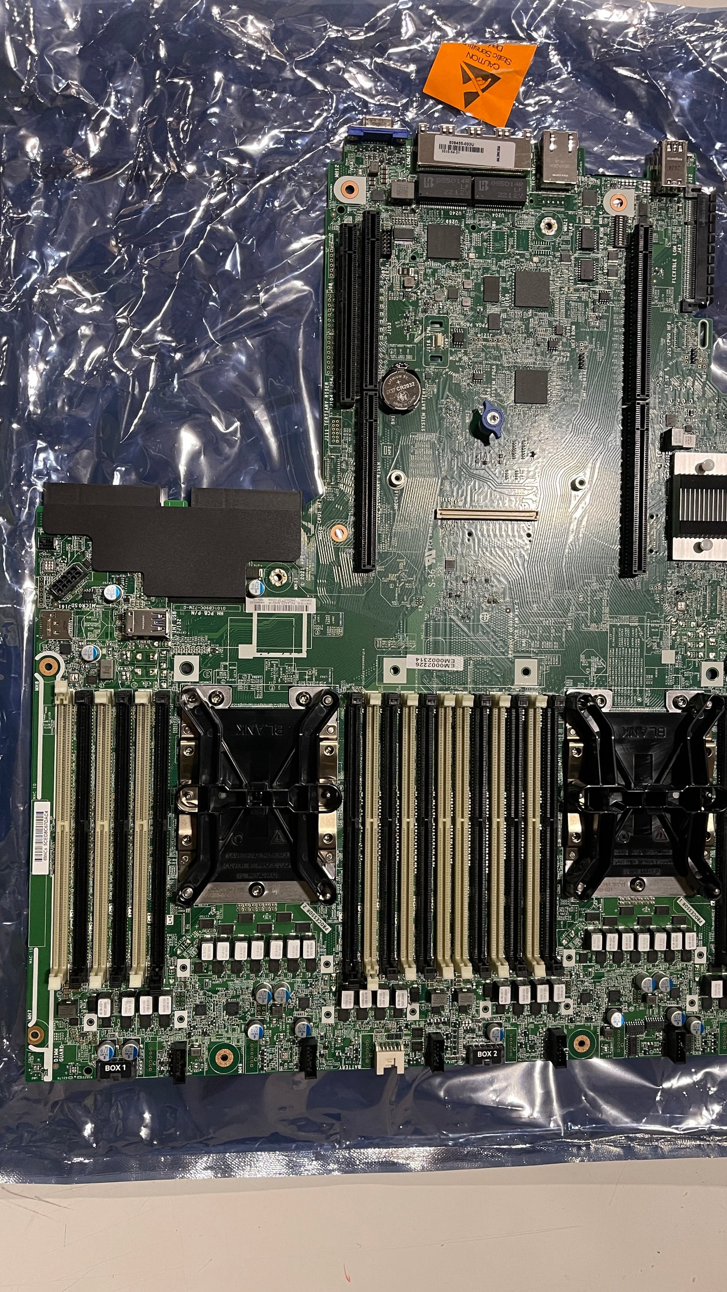 HPE 809455-003 PCA, DL380G10 SYS I/O CLX, MXL RU P11782-001
