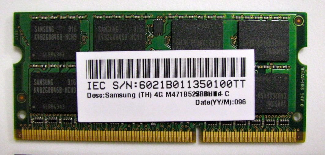 599092-001 Hewlett-Packard 4gb 1333mhz Pc3-10600 Ddr3 Sodimm Memory P