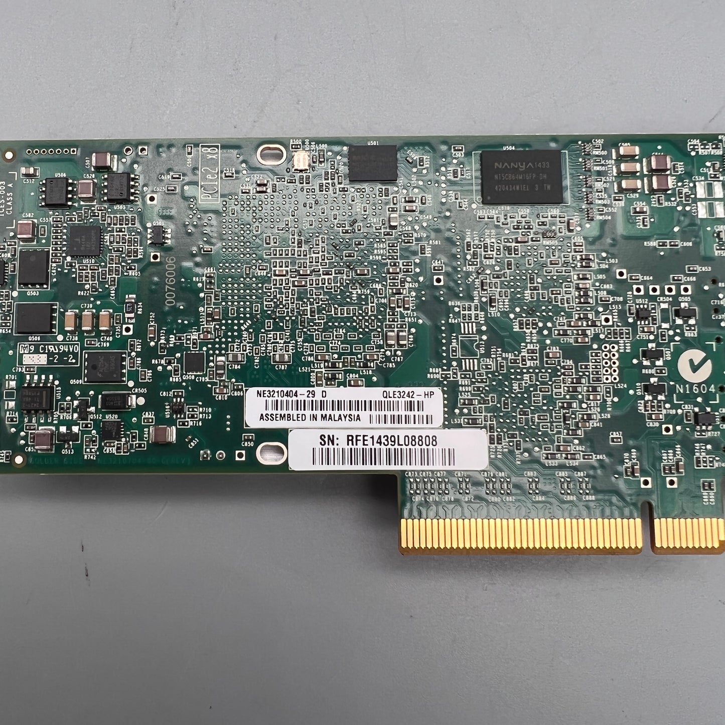 HP NC523SFP 10GbE 2Port Server Adapter 593715-001 593742-001 NE3210404 QLE3242