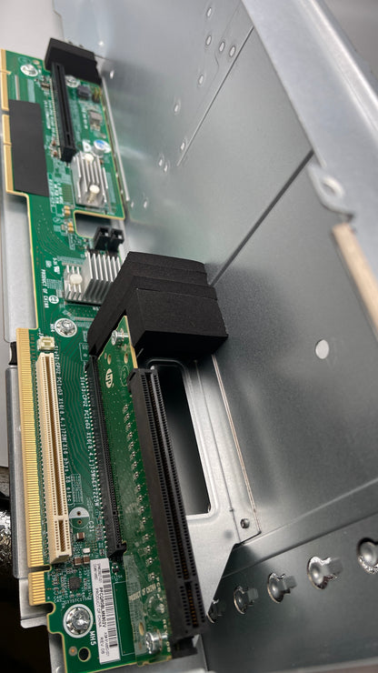 HPE 827355-001 XL190r G9 CPU2 3-Slot GD-RT PCI Riser + Cage