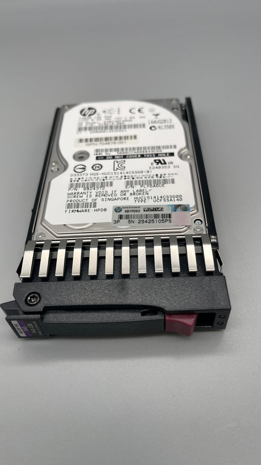 HP 518218-001 146G 15K SAS 2.5" DP 704676-001 0B24372 512744-001