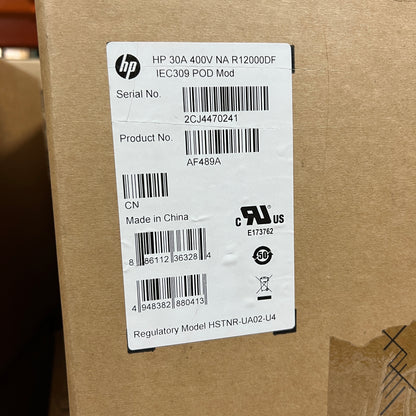 HP 30A 400V-415V Three Phase NA R12000 DirectFlow UPS IEC309 I/O Module  AF489A