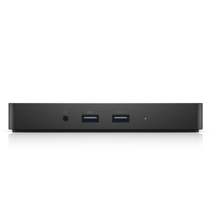 Dell WD15 Monitor Dock 4K with 180W Adapter, USB-C, (450-AEUO, 7FJ4J, 4W2HW),Black,Dual Display