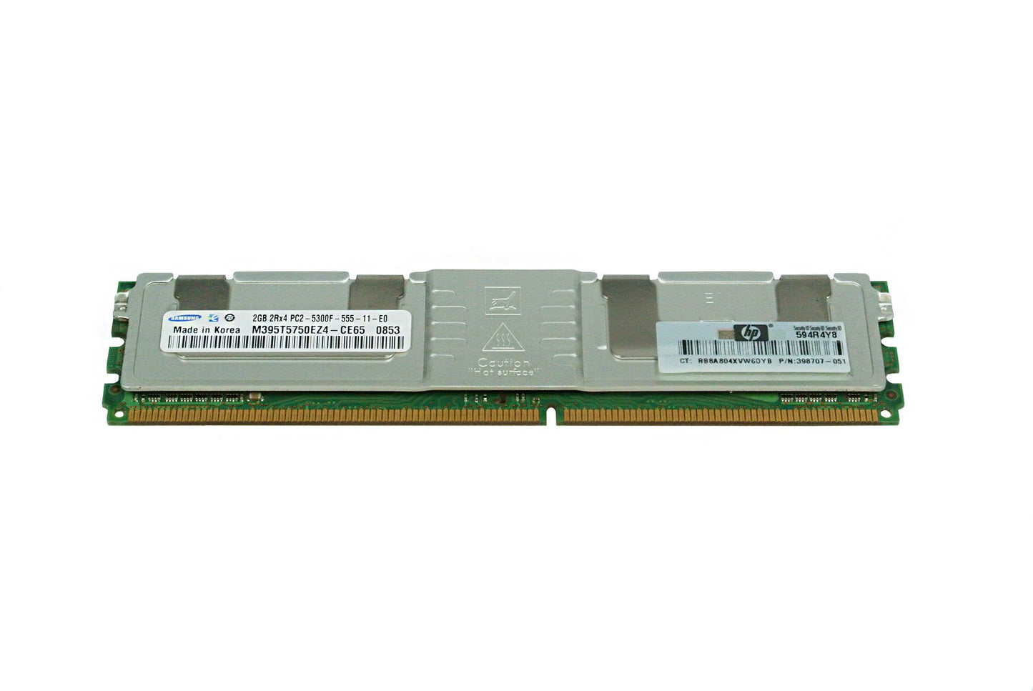 HP 398707-051 2Gb (1X2Gb) Pc5300F Mem Mod