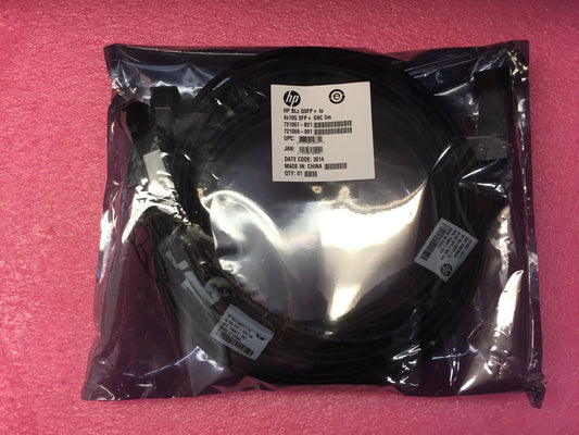 HP Blc QSFP+ to 4x10G SFP+ DAC 5m 721067-B21 721069-001