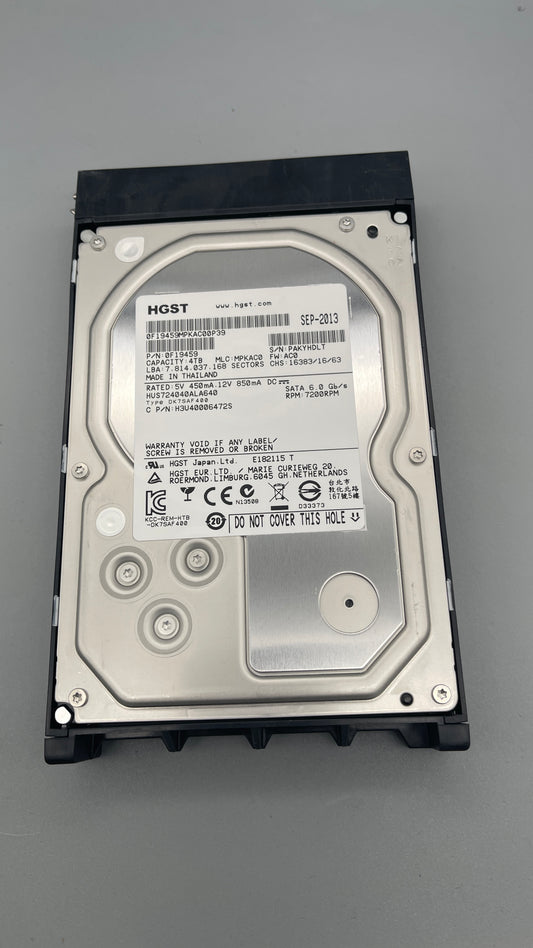 HGST HUS724040ALA640 3.5" 4TB SATA III 6Gb/s 7200 RPM Hard Drive 0F19459