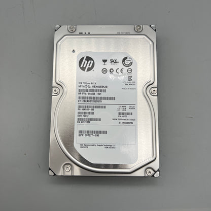 HP 3TB 7.2K SATA HDD Server Grade For ProLiant 614826-001 657587-001 MB3000EBKAB