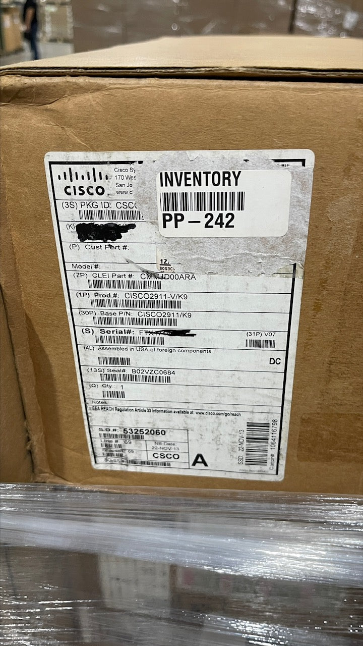 Cisco 2911 Integrated Services Router (ISR G2) open box