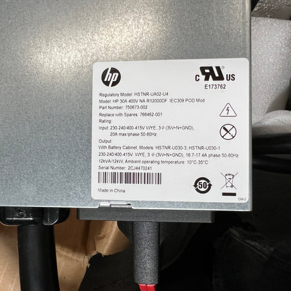HP 30A 400V-415V Three Phase NA R12000 DirectFlow UPS IEC309 I/O Module  AF489A