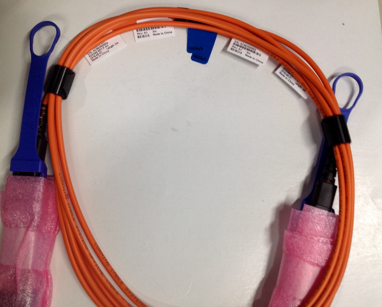 HP 822246-001 3M IB FDR QSFP V Series Optical Cable
