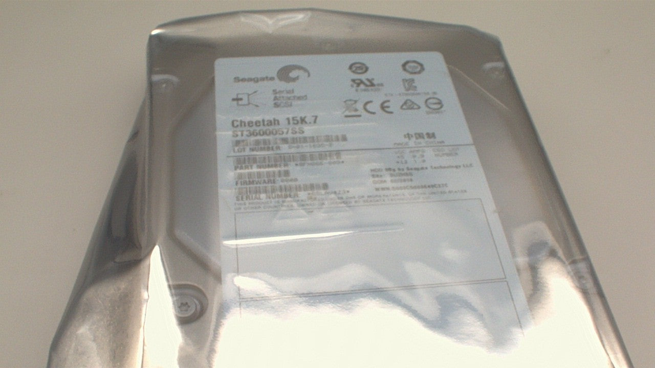 Seagate Cheetah 15K.7 600 GB 15000RPM SAS 6 Gb/s 16MB Cache 3.5 Inch Internal Bare Drive ST3600057SS used