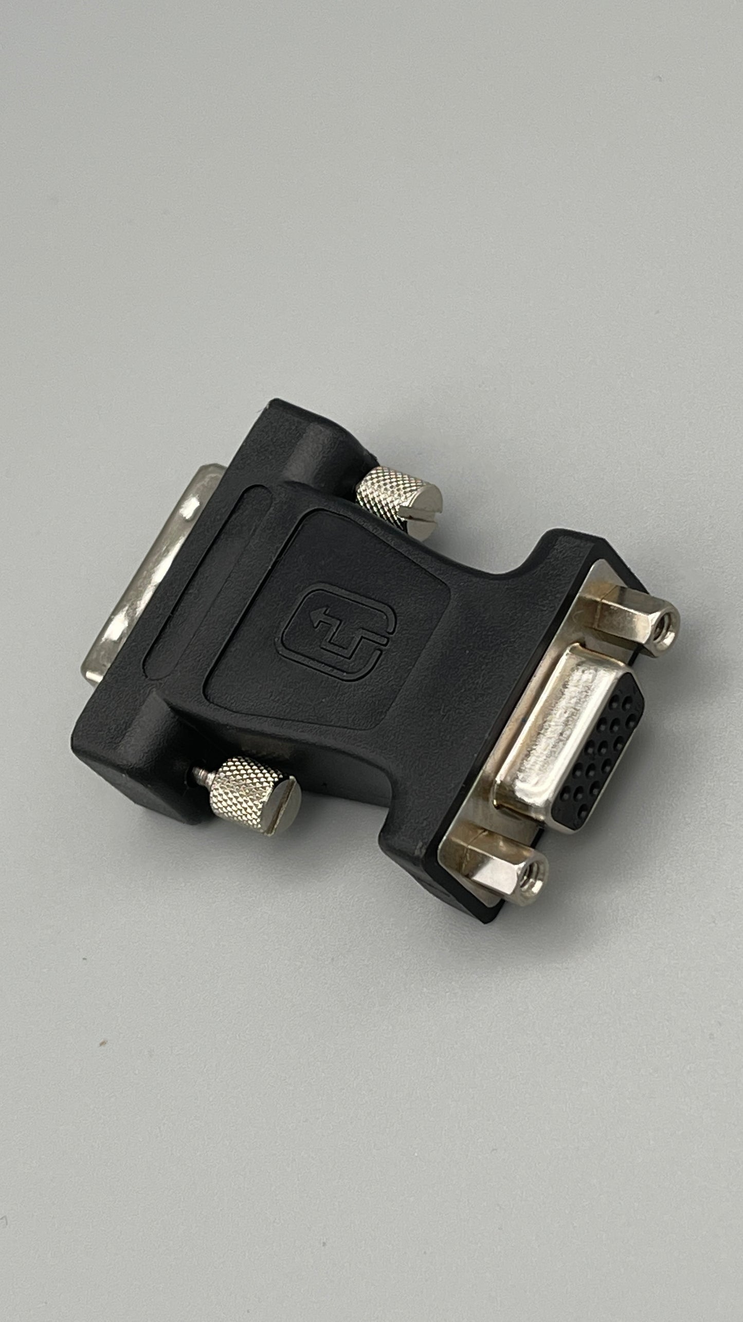 Compaq HP DVI-I-M to VGA-F Black Converter Adapter 209815-001 DVI-I-M to-DB15-F