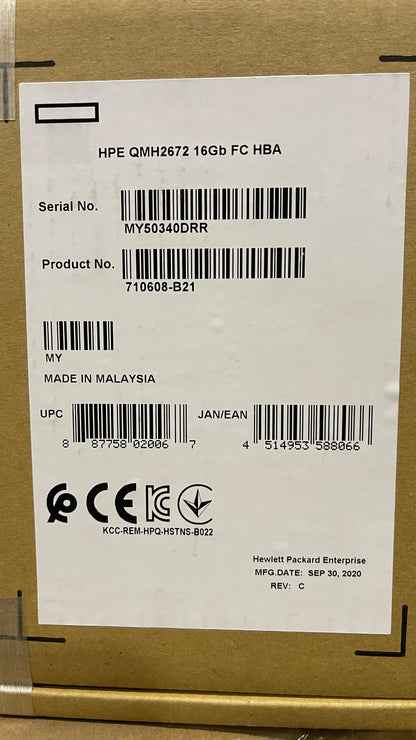HPE 710608-B21 QMH2672 16Gb FC HBA