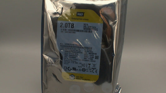 Western Digital RE (Raid Edition) 2TB 7,200 RPM SAS 6Gb/s 32MB Cache 3.5-Inch Internal Enterprise Hard Drive used