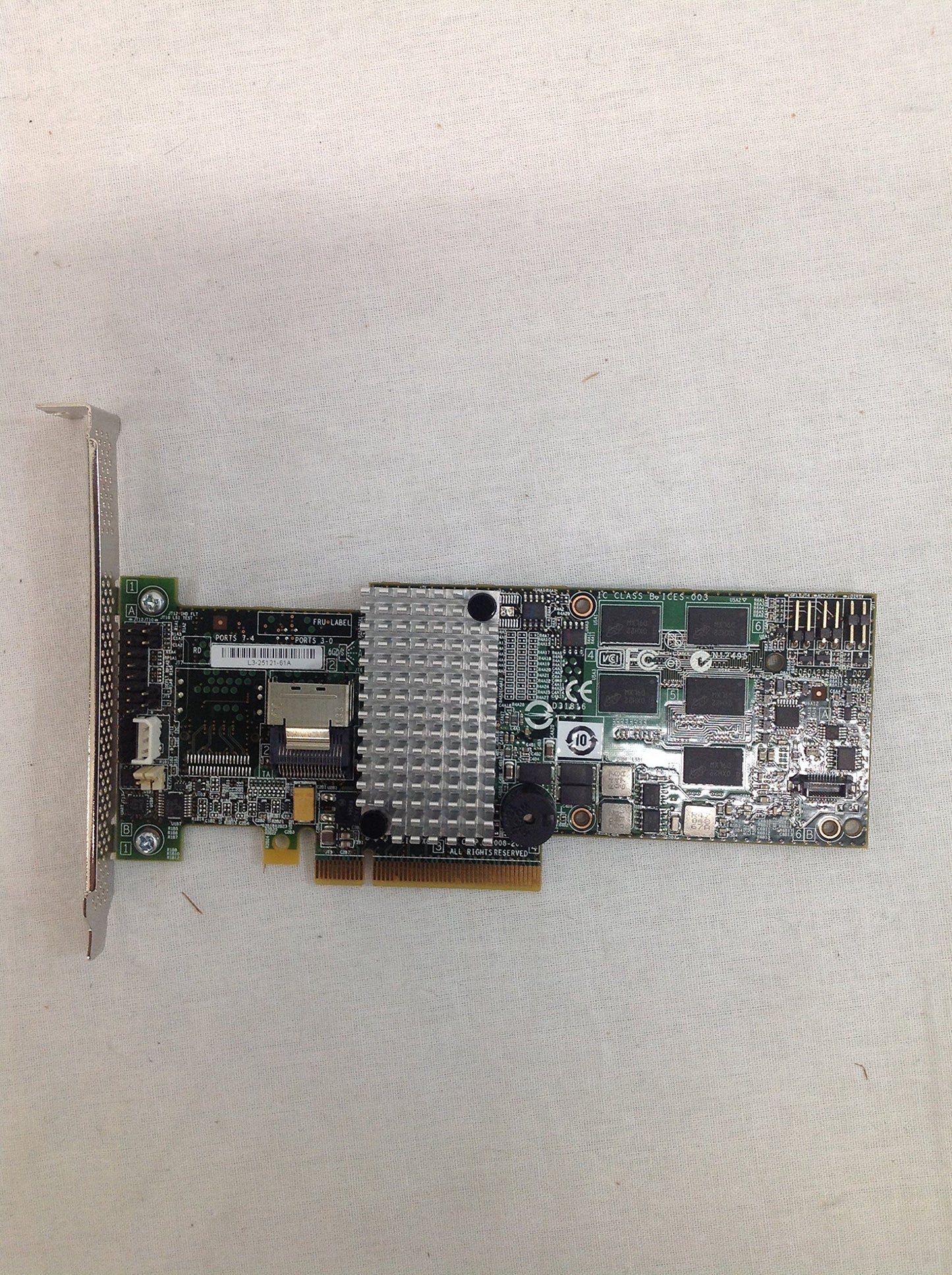 LSI Logic L3-25121-61A 6GB/S SATA+SAS RAID Controller Card Used - Pamper Inn