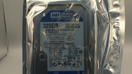 Western Digital Caviar Blue 320GB 3.5" Internal Hard Drive (7200 RPM, 8MB Cache, SATA 3.0Gb/s) used