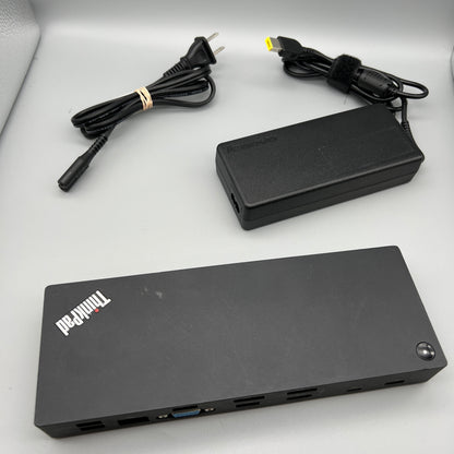 Lenovo Dock with 135W AC Adapter ThinkPad Thunderbolt 3 Dock 40AC0135US