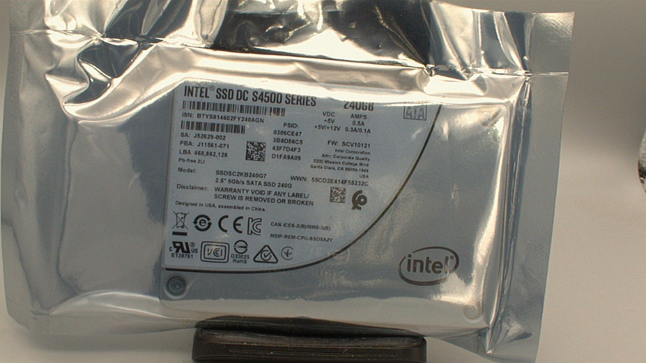 Intel DC S4500 240GB 2.5" SATA III Enterprise SSD SSDSC2KB240G7 used