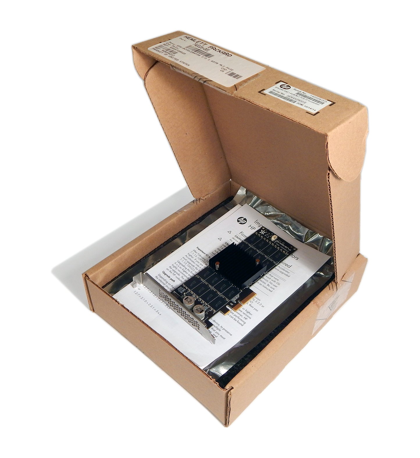 Brand New HP 1.65TB PCI-e x8 SSD MLC I/O Accelerator 740320-B21