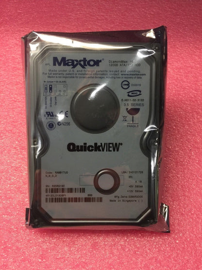 Maxtor DiamondMax 16 4R120L01306P1 120GB IDE HDD used