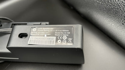 532112-001 - HP flat panel monitor speaker bar (Black) -used