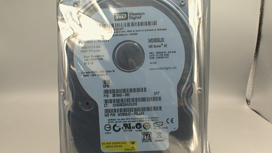 Western Digital WD800JD Caviar SE 80GB 7200 RPM 8MB SATA 1.5Gb/s 3.5" HDD used