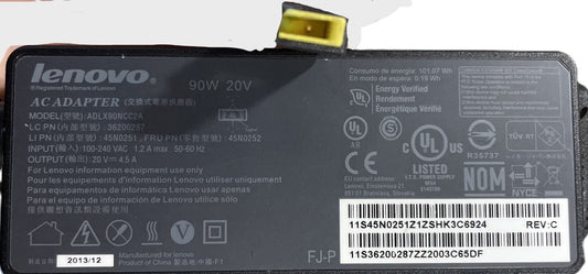 Lenovo ADLX90NCC2A 90W 20V 4.5A ac adapter used