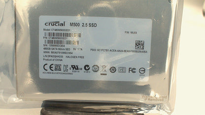 CT480M500SSD1 Crucial M500 480GB SATA 2.5" SSD used