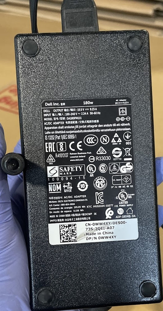 Dell 180W 19.5V 9.23A DA180PM111 Adapter used