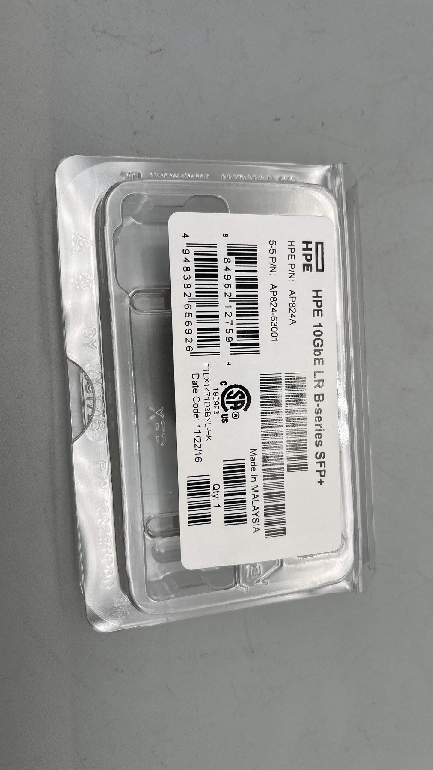 HP 10GBE LR B-series Sfp+ Transceiver