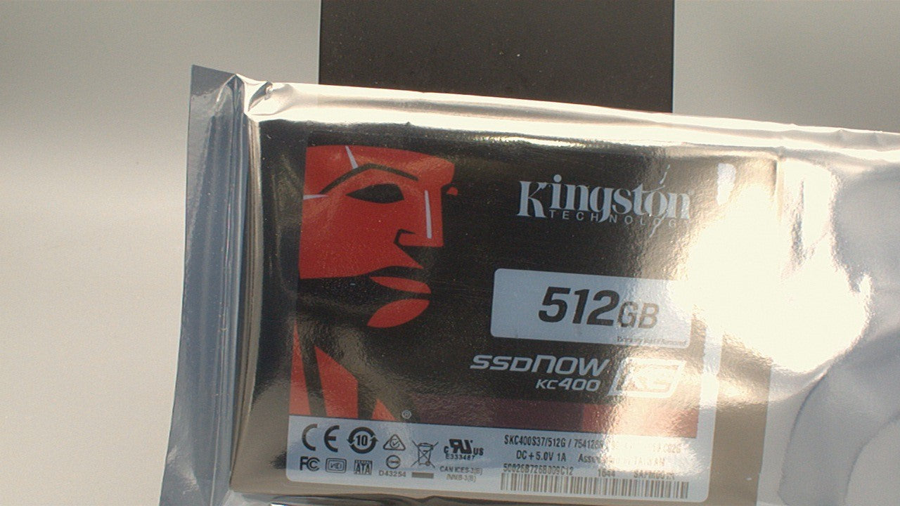 Kingston SSDNow KC400 512GB SATA 3 2.5" Solid State Drive SKC400S37/512GB used