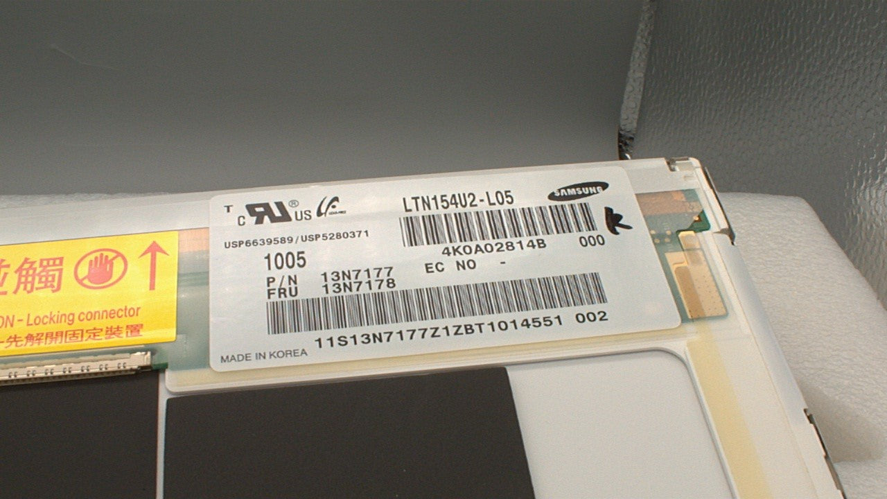 LENOVO 13N7178 Lenovo LCD Screen LCD Panel LTN154U2-L05
