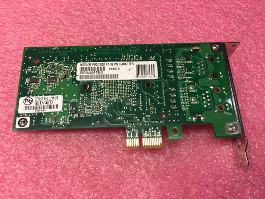 Intel EXPI9400PTBLK PRO/1000 PT Server Adapter - 1 Port - Low profile Used