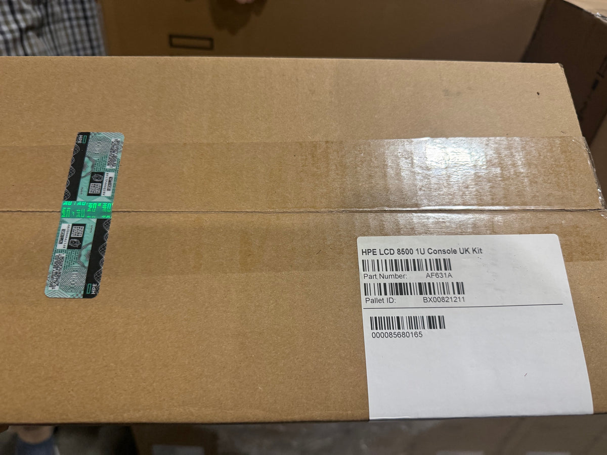 HPE LCD8500 1U UK Rackmount Console Kit AF631A New