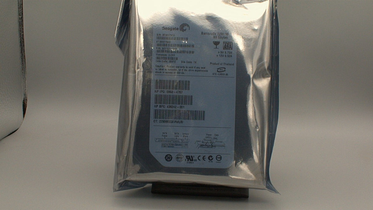Seagate Barracuda 7200.10 80GB 7200 RPM 8MB Cache SATA 3.0Gb/s 3.5" Internal Hard Drive used