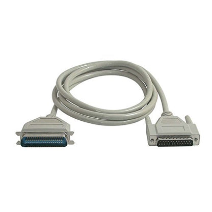 02798 DB25 Male to Centronics 36 Male Parallel Printer Cable, Beige (6 Feet, 1.82 Meters)