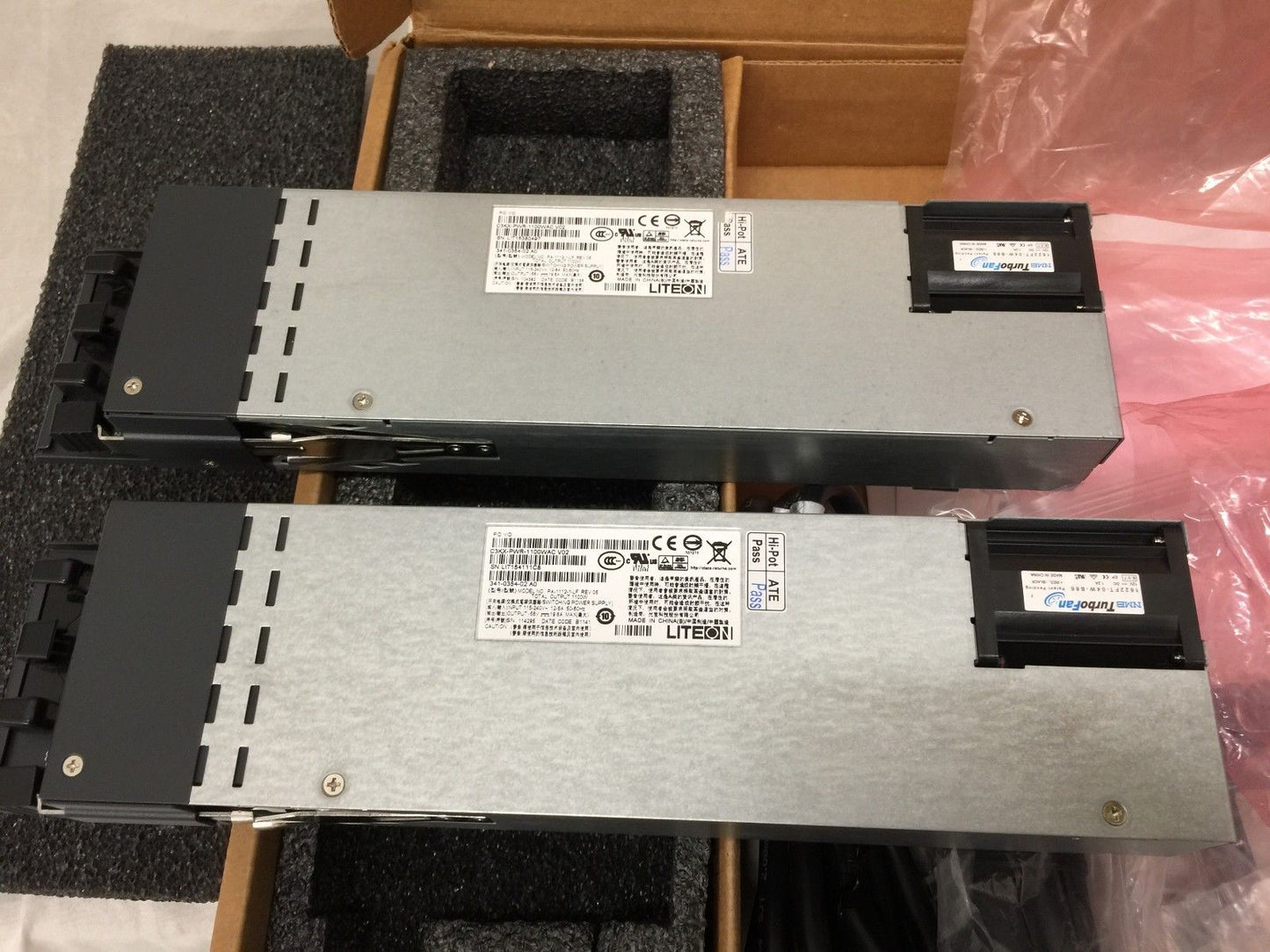 CISCO 48-PORT SWITCH WS-C3750X-48PF-S  2xPSU(1100W) open box